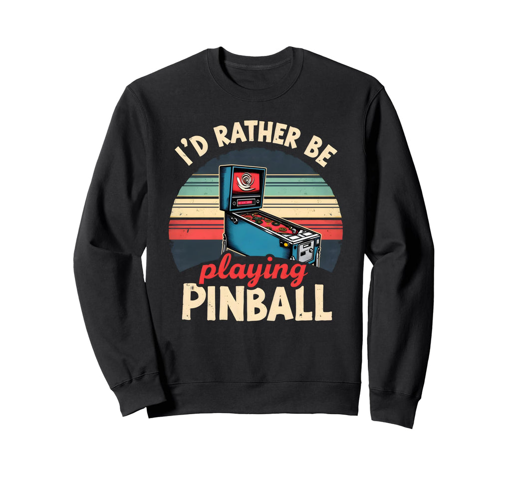 Arcade Game Pinball Machines Lover Sweatshirt - Custom Art Print Men Women - T-Shirt, Sweatshirt, Hoodie