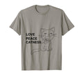 Cat Love Peace Catness Wording T-Shirt - Custom Art Print for Adults - T-Shirt, Sweatshirt, Hoodie