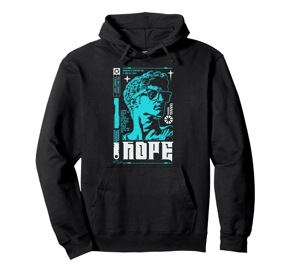 Y2K Hope Bold Urban Graffiti Aesthetic Hoodie - Streetwear Style for Adults - T-Shirt, Sweatshirt, Hoodie