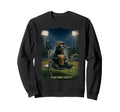 Funny Honey Badger Ballfield Sweatshirt - Streetwear Style Men Women - T-Shirt, Sweatshirt, Hoodie