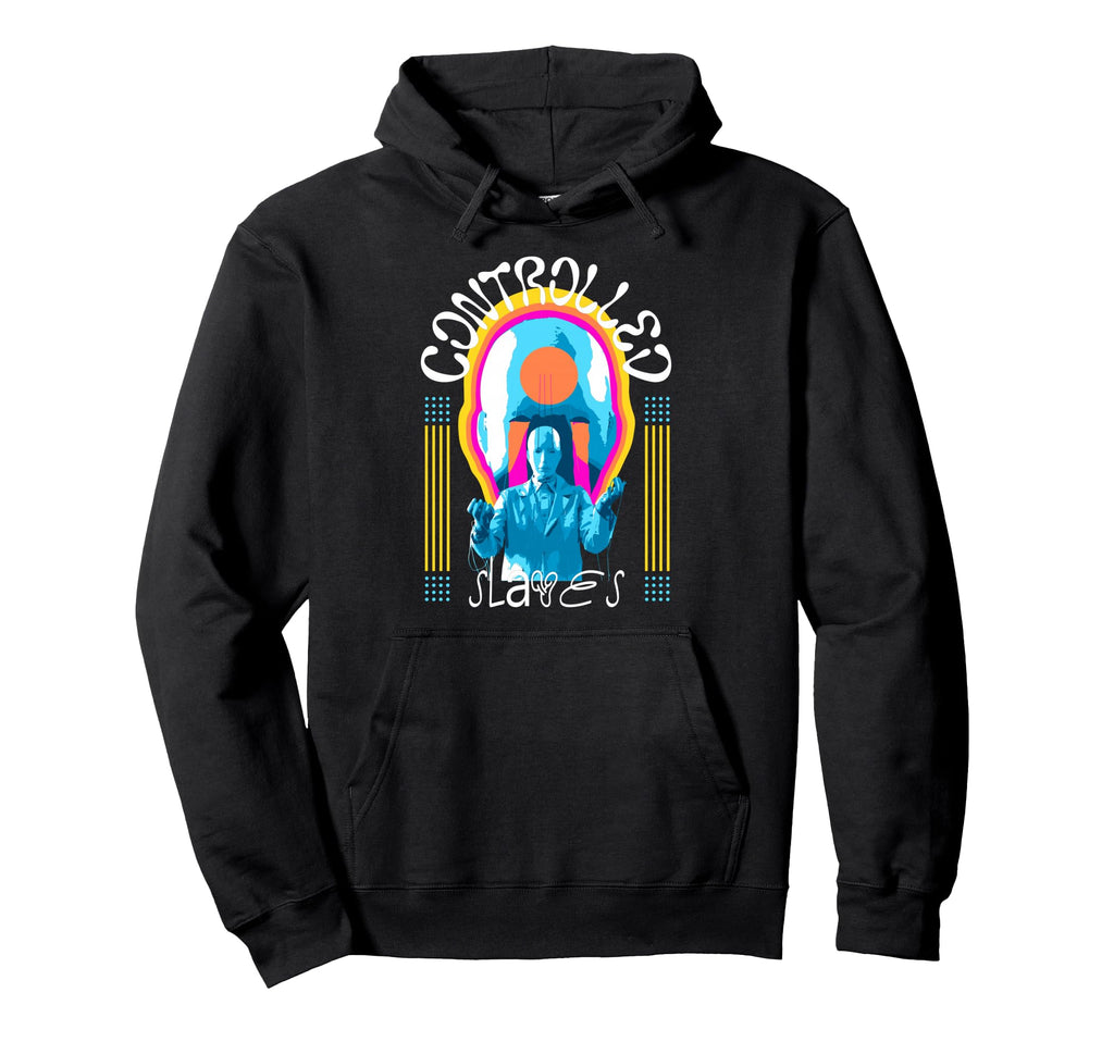 Y2K Controlled Bold Urban Graffiti Hoodie - Novelty Apparel Unisex - T-Shirt, Sweatshirt, Hoodie