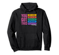 You Got This Dont Stress Rock Test Hoodie - Minimalist Print for Adults - T-Shirt, Sweatshirt, Hoodie
