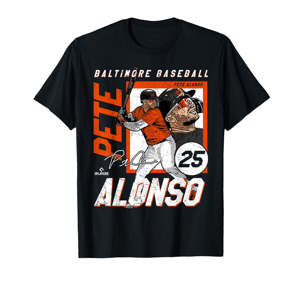 Pete Alonso Baltimore Baseball T-Shirt - Novelty Apparel for Adults - T-Shirt, Sweatshirt, Hoodie