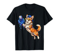 Funny Corgi Playing Baseball Drip T-Shirt - Casual Everyday Wear Unisex - T-Shirt, Sweatshirt, Hoodie