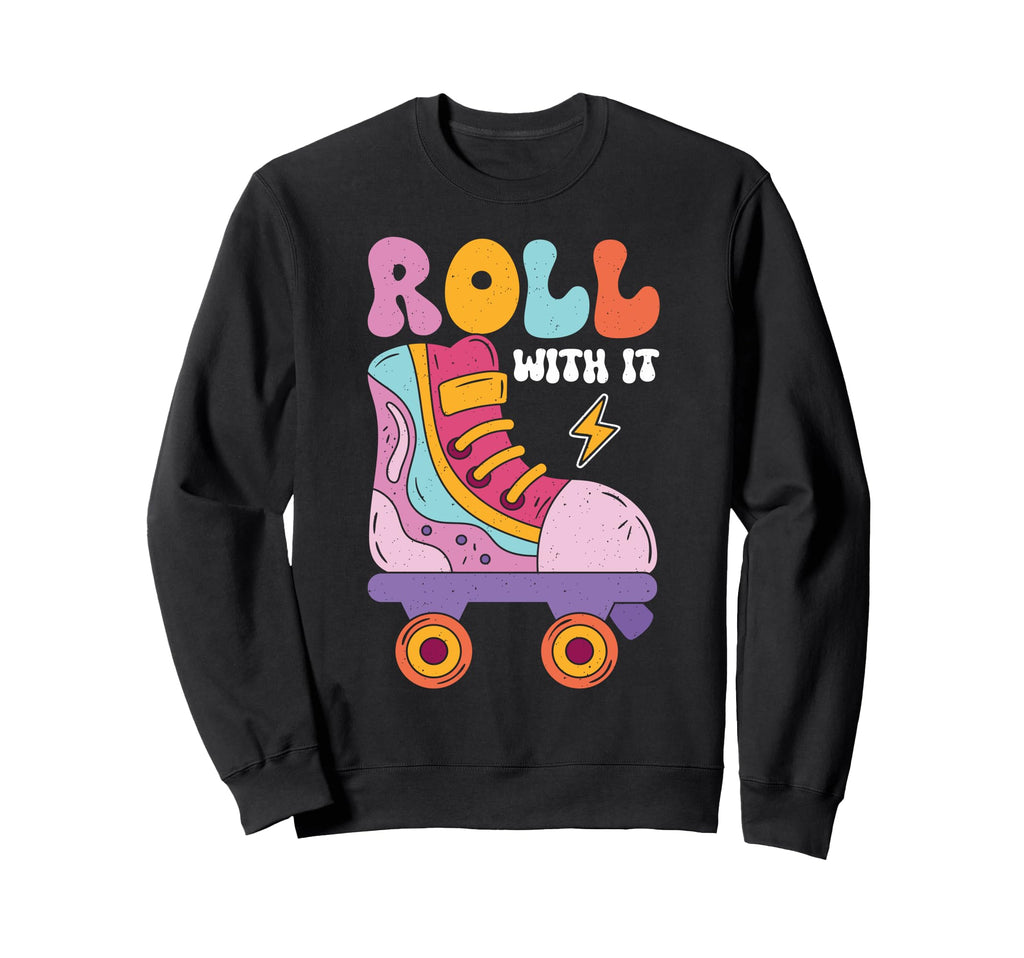 Roller Skating Roller Skate Sweatshirt - Trendy Graphic Men Women - T-Shirt, Sweatshirt, Hoodie