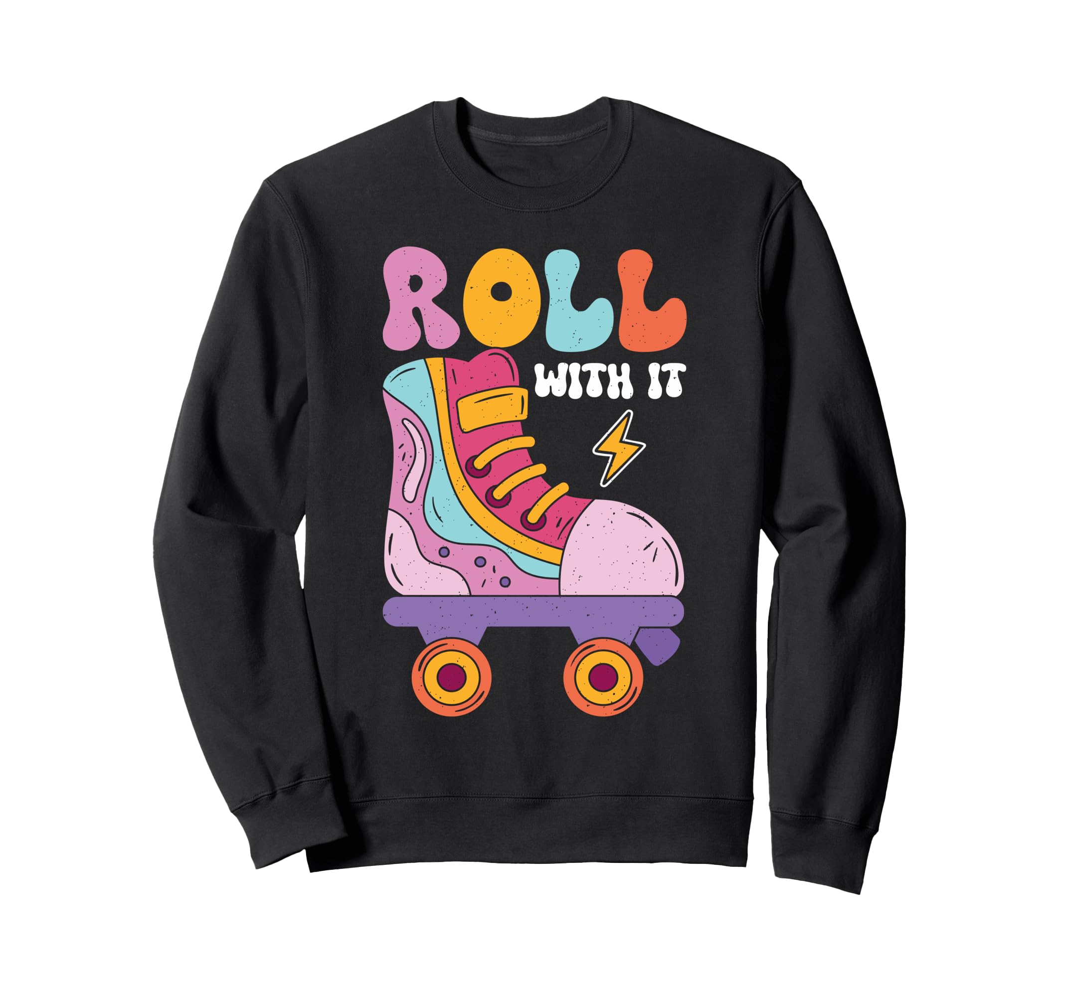 Roller Skating Roller Skate Sweatshirt - Trendy Graphic Men Women - T-Shirt, Sweatshirt, Hoodie