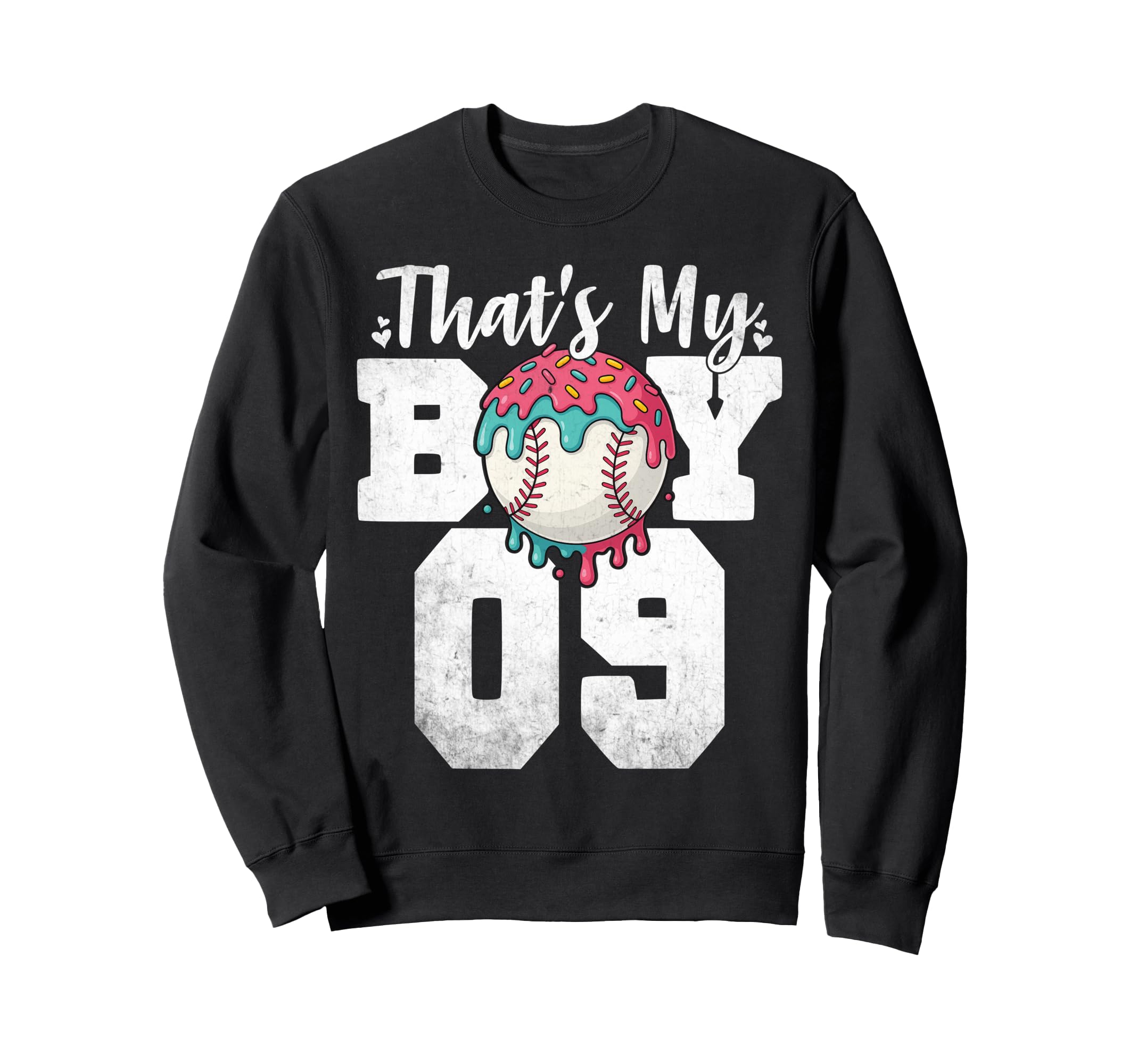 Thats My Baseball 9 Number Mom Sweatshirt - Casual Everyday Wear Men Women - T-Shirt, Sweatshirt, Hoodie