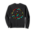 Peace Sign 60S 70S Costume Y2K Sweatshirt - Fun Novelty Design Unisex - T-Shirt, Sweatshirt, Hoodie