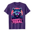 Cyberpunk Raccoon Unhinged And Feral T-Shirt - Trendy Graphic Men Women - T-Shirt, Sweatshirt, Hoodie