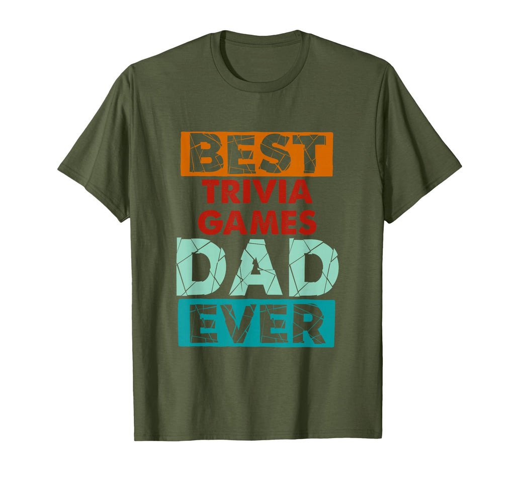 Best Trivia Games Dad Ever Funny Trivia T-Shirt - Graphic Print Men Women - T-Shirt, Sweatshirt, Hoodie