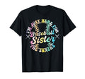 Baseball Sister Im Just Here Snacks Tie Dye T-Shirt - Trendy Graphic Unisex - T-Shirt, Sweatshirt, Hoodie