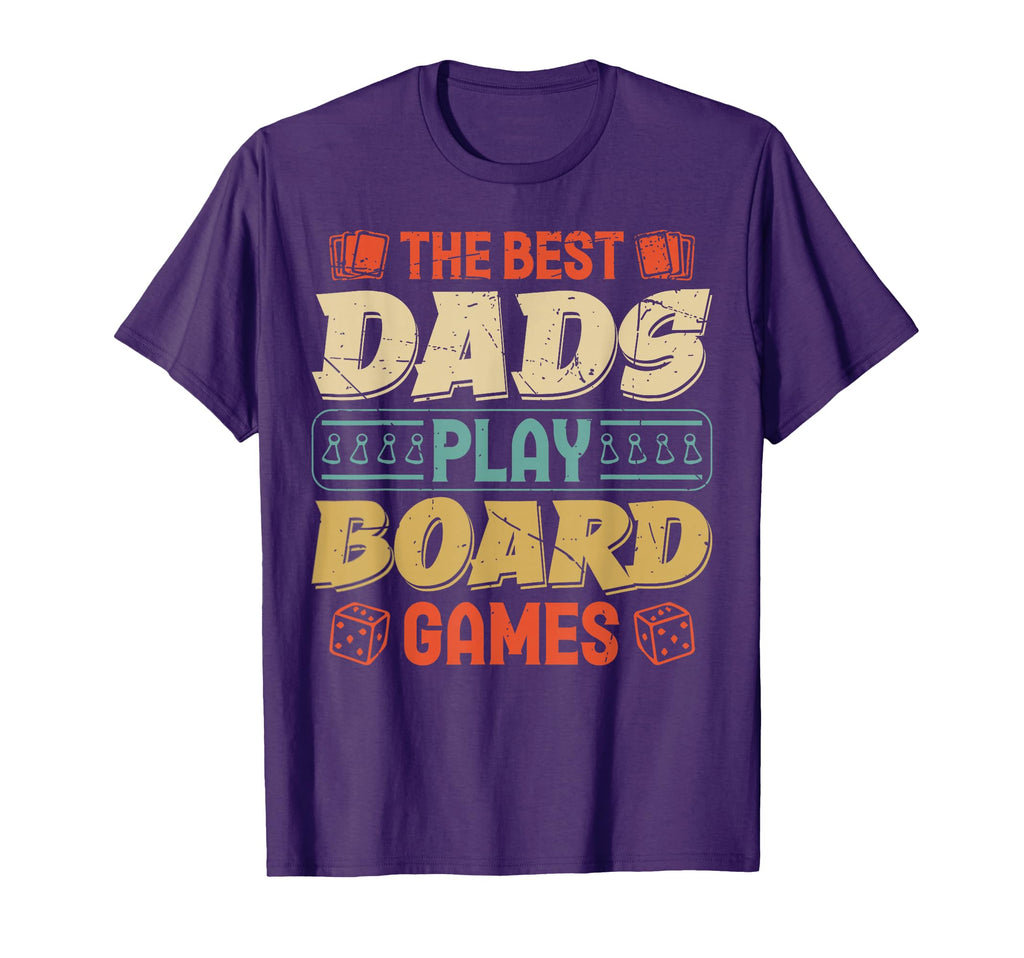 Best Dads Play Board Games Fathers Day T-Shirt - Graphic Print Unisex - T-Shirt, Sweatshirt, Hoodie