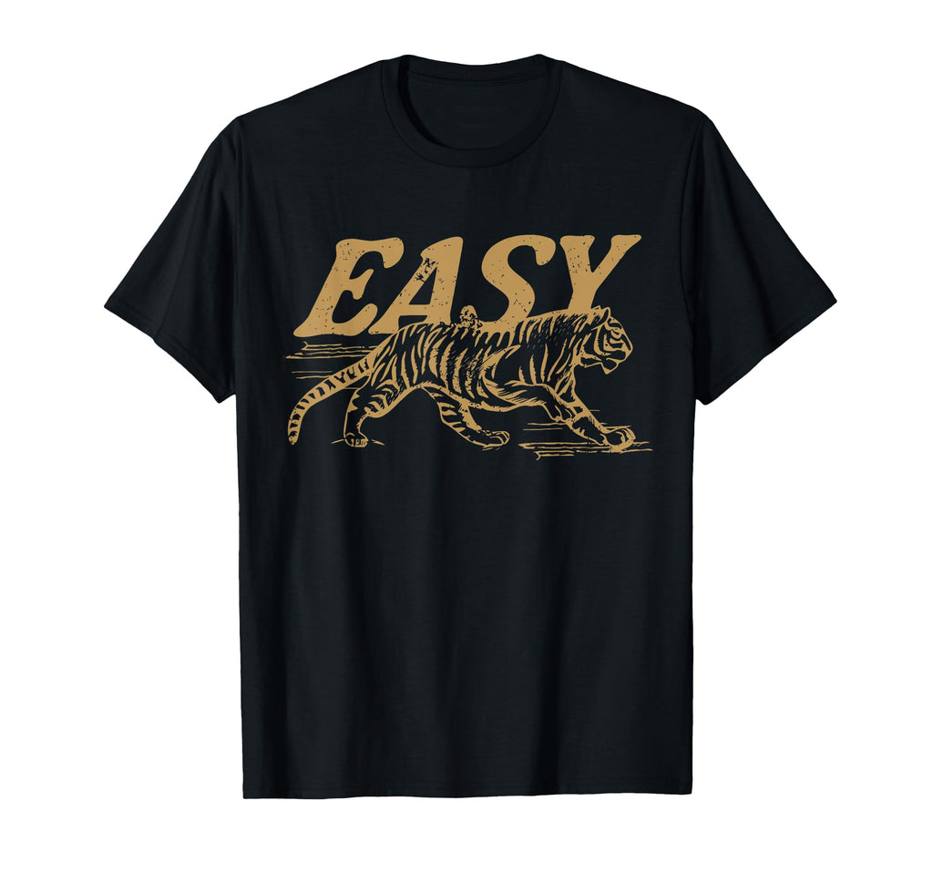 Easy Tiger Distressed Tiger T-Shirt - Casual Everyday Wear Men Women - T-Shirt, Sweatshirt, Hoodie