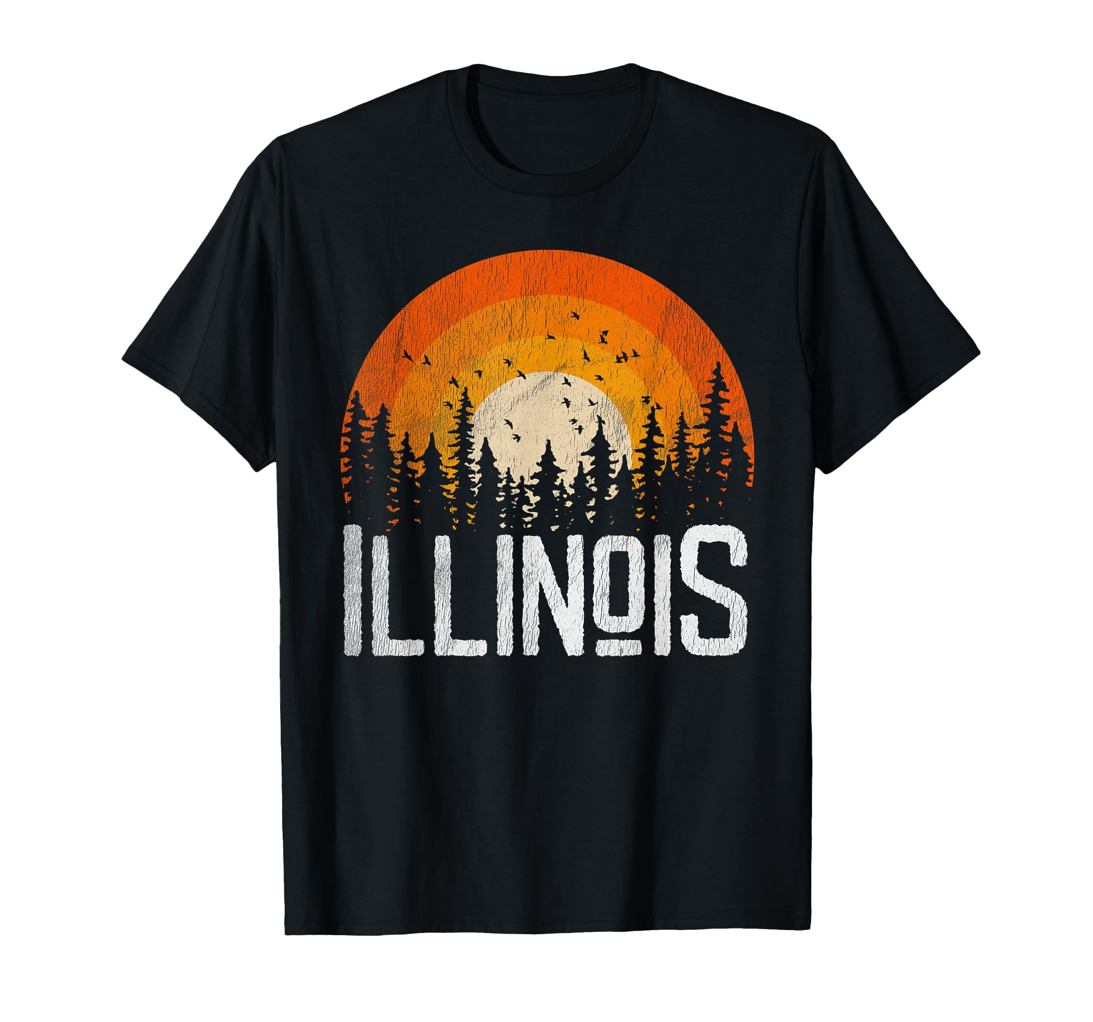 Illinois 70S 80S T-Shirt - Casual Everyday Wear for Adults - T-Shirt, Sweatshirt, Hoodie