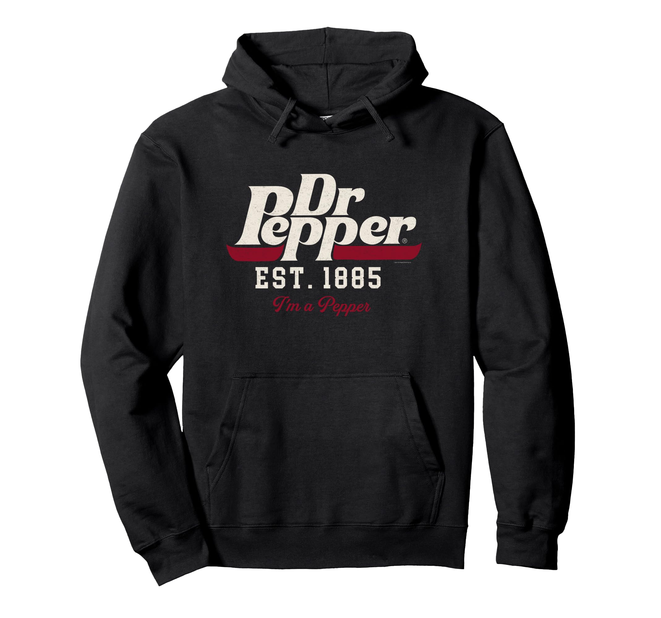Dr Pepper Est 1885 Im Pepper Hoodie - Novelty Apparel for Adults - T-Shirt, Sweatshirt, Hoodie
