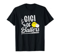 Gigi Ballers Baseball Softball Gigi Grandma T-Shirt - Graphic Print Unisex - T-Shirt, Sweatshirt, Hoodie