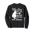 Funny Catcher Dad Mom Son Waiting Sweatshirt - Fun Novelty Design Unisex - T-Shirt, Sweatshirt, Hoodie