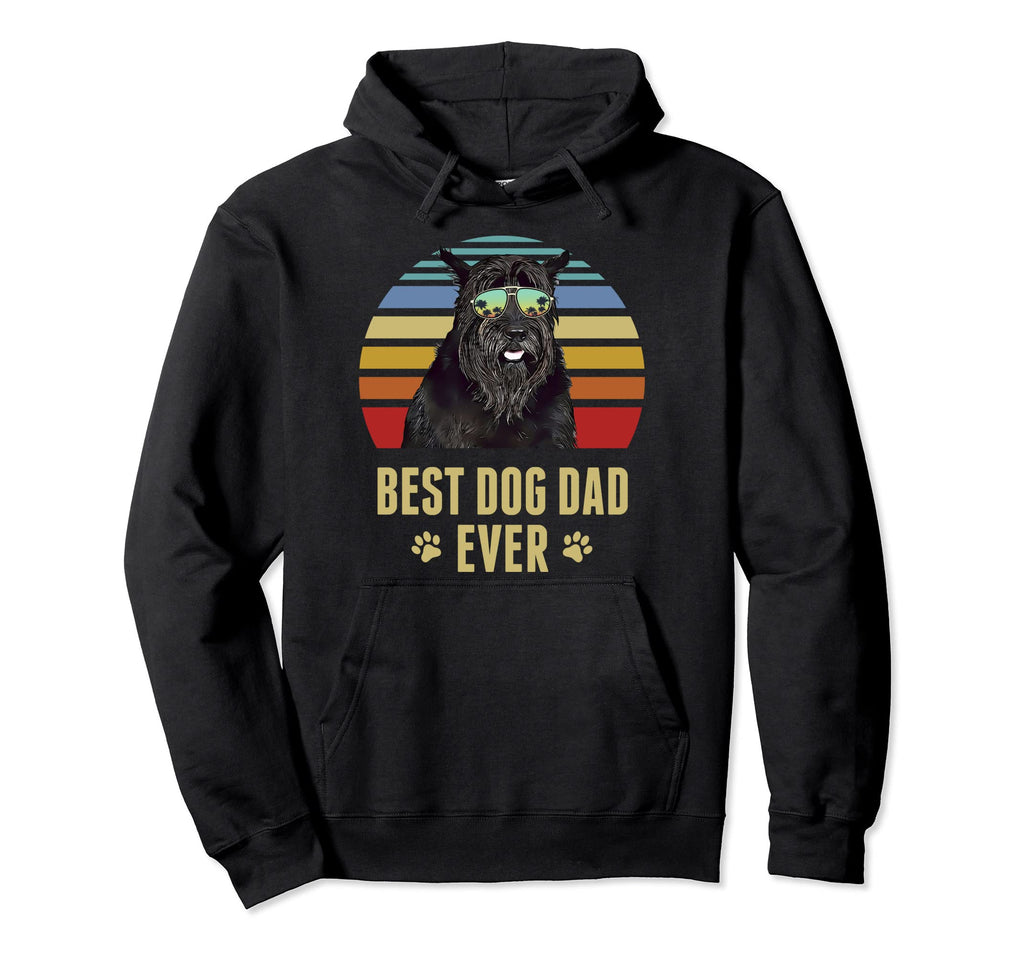 Giant Schnauzer Best Dog Dad Ever Sunset Hoodie - Graphic Print Men Women - T-Shirt, Sweatshirt, Hoodie
