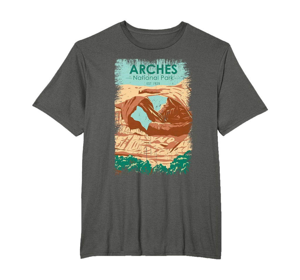 Arches National Park Double Arch T-Shirt - Graphic Print for Adults - T-Shirt, Sweatshirt, Hoodie