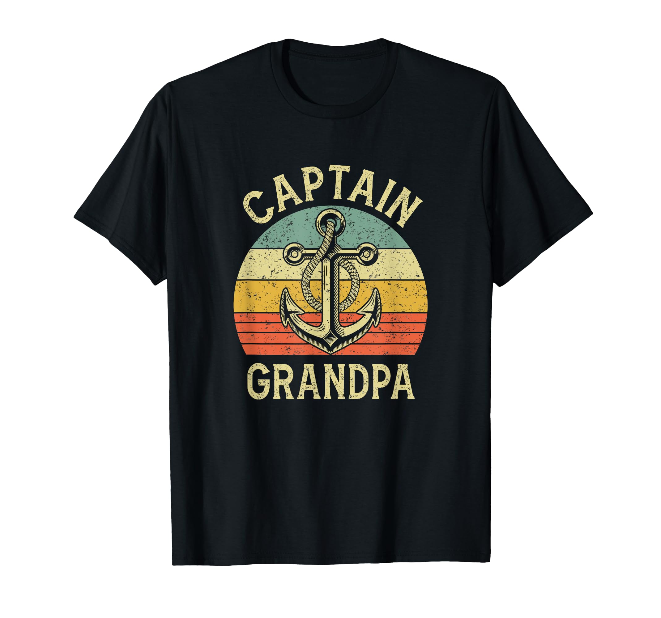 Captain Grandpa Boat Pontoon Fishing T-Shirt - Streetwear Style for Adults - T-Shirt, Sweatshirt, Hoodie