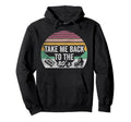 Take Me Back To 80S Vibe Roller Skate Hoodie - Graphic Print Unisex - T-Shirt, Sweatshirt, Hoodie