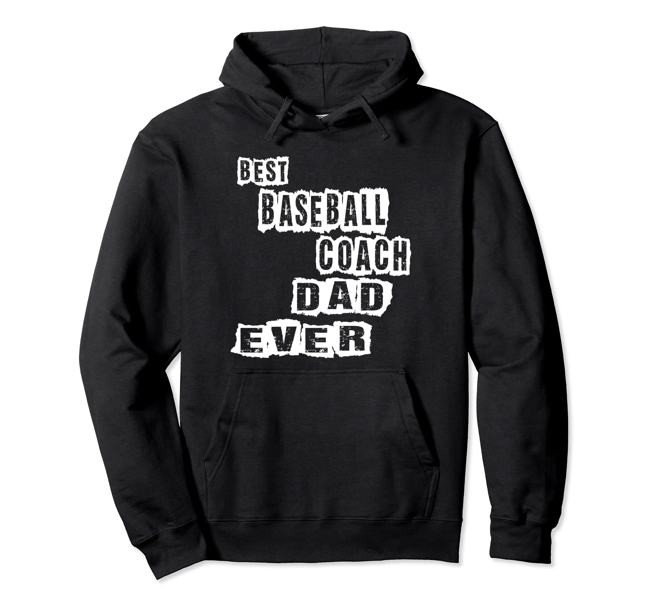 Mens Best Baseball Coach Dad Ever Hoodie - Aesthetic Graphic for Adults - T-Shirt, Sweatshirt, Hoodie