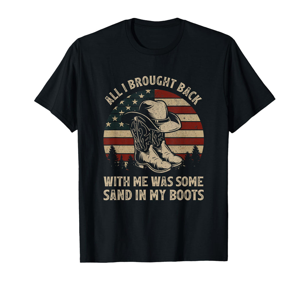 Cowboy Boots Hat Sand My Boots T-Shirt - Minimalist Print for Adults - T-Shirt, Sweatshirt, Hoodie