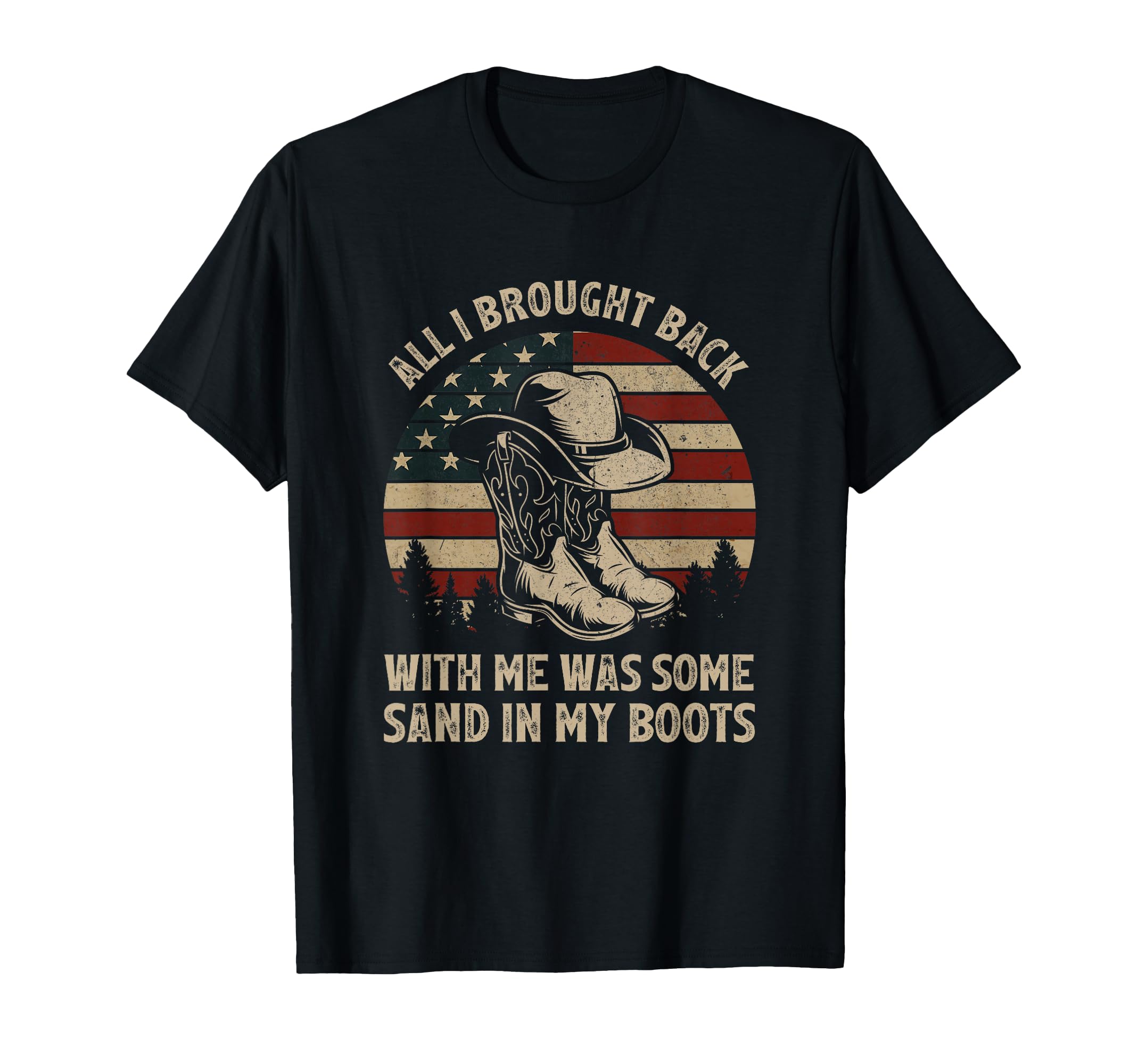 Cowboy Boots Hat Sand My Boots T-Shirt - Minimalist Print for Adults - T-Shirt, Sweatshirt, Hoodie