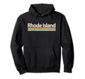 Rhode Island Worn Stripes Hoodie - Minimalist Print Unisex - T-Shirt, Sweatshirt, Hoodie