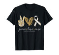 Funny Peace Love Cure Lung Cancer T-Shirt - Unique Graphic for Adults - T-Shirt, Sweatshirt, Hoodie