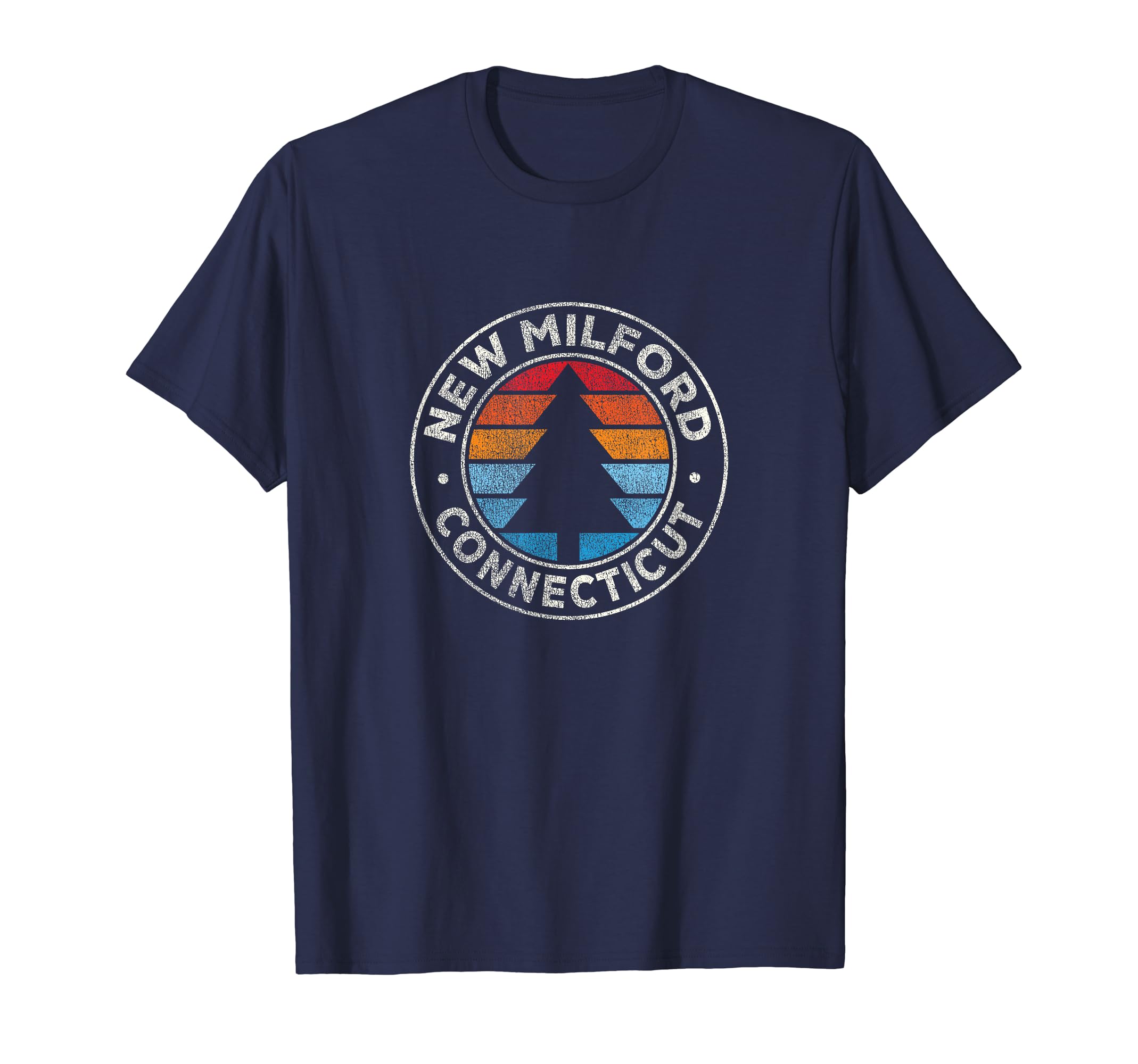 New Milford Connecticut Ct 70S T-Shirt - Graphic Print Men Women - T-Shirt, Sweatshirt, Hoodie
