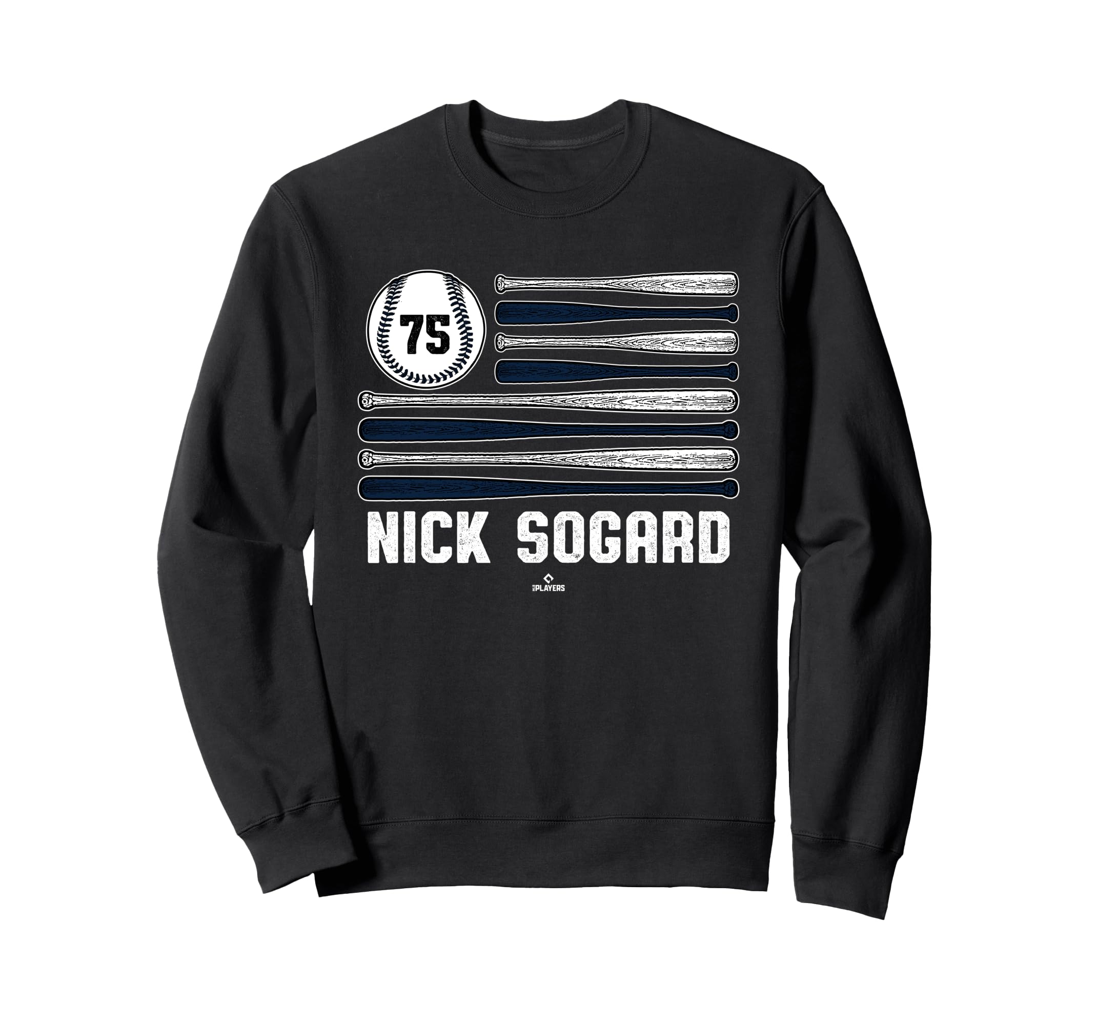 Baseball American Flag Nick Sogard Sweatshirt - Graphic Print Unisex - T-Shirt, Sweatshirt, Hoodie