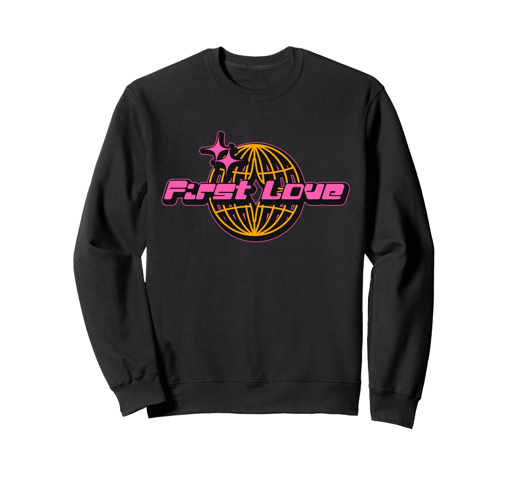 First Love St Valentines Y2K Aesthetic Sweatshirt - Graphic Print Unisex - T-Shirt, Sweatshirt, Hoodie