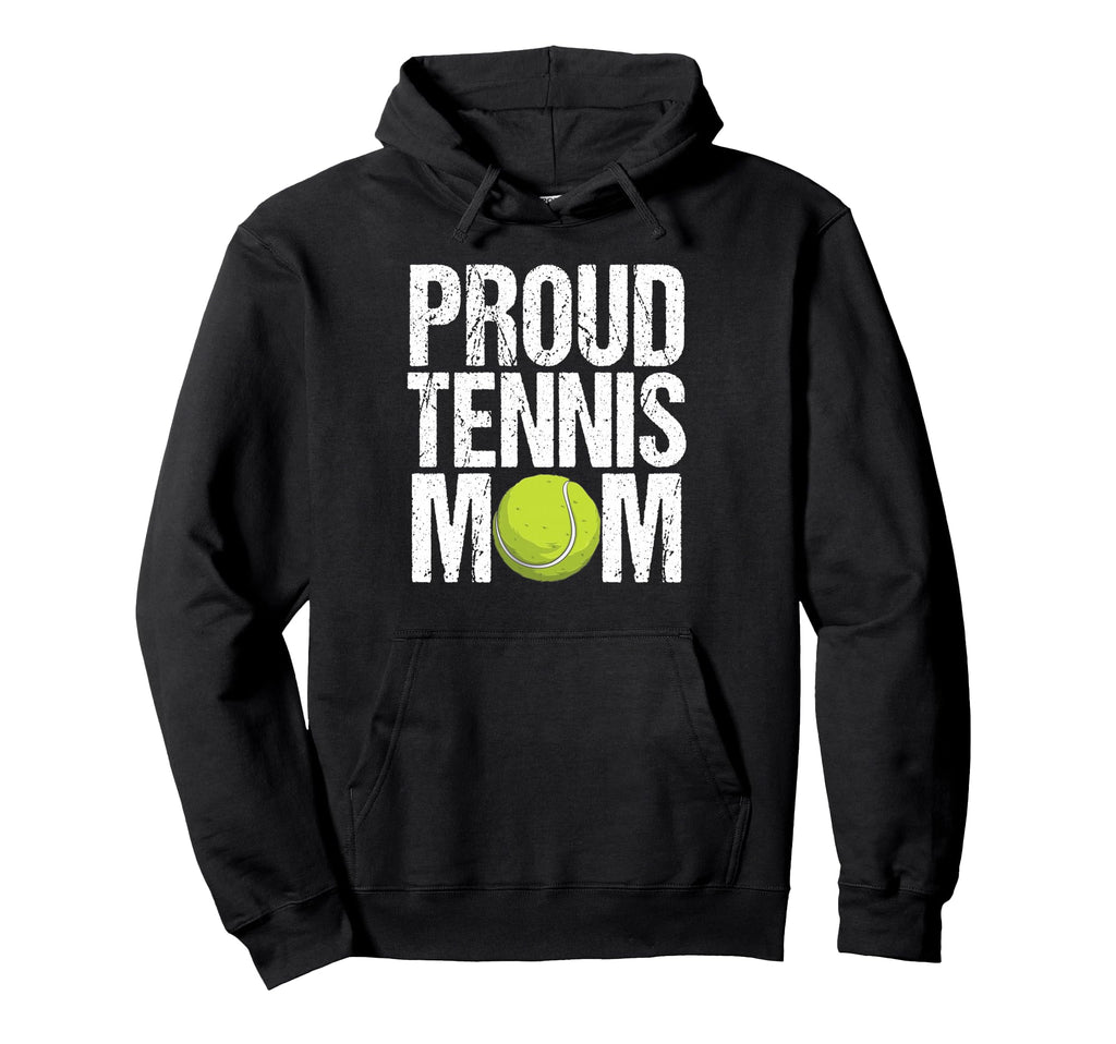 Proud Tennis Mom Game Day Sports Hoodie - Aesthetic Graphic Men Women - T-Shirt, Sweatshirt, Hoodie