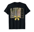 Softball Mama Leopard Coquette Bow T-Shirt - Trendy Graphic for Adults - T-Shirt, Sweatshirt, Hoodie
