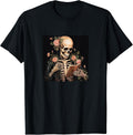 Skeleton Flowers Merch - Adult & Kids T-Shirts, Sweatshirts & Hoodies apparel design preview 1