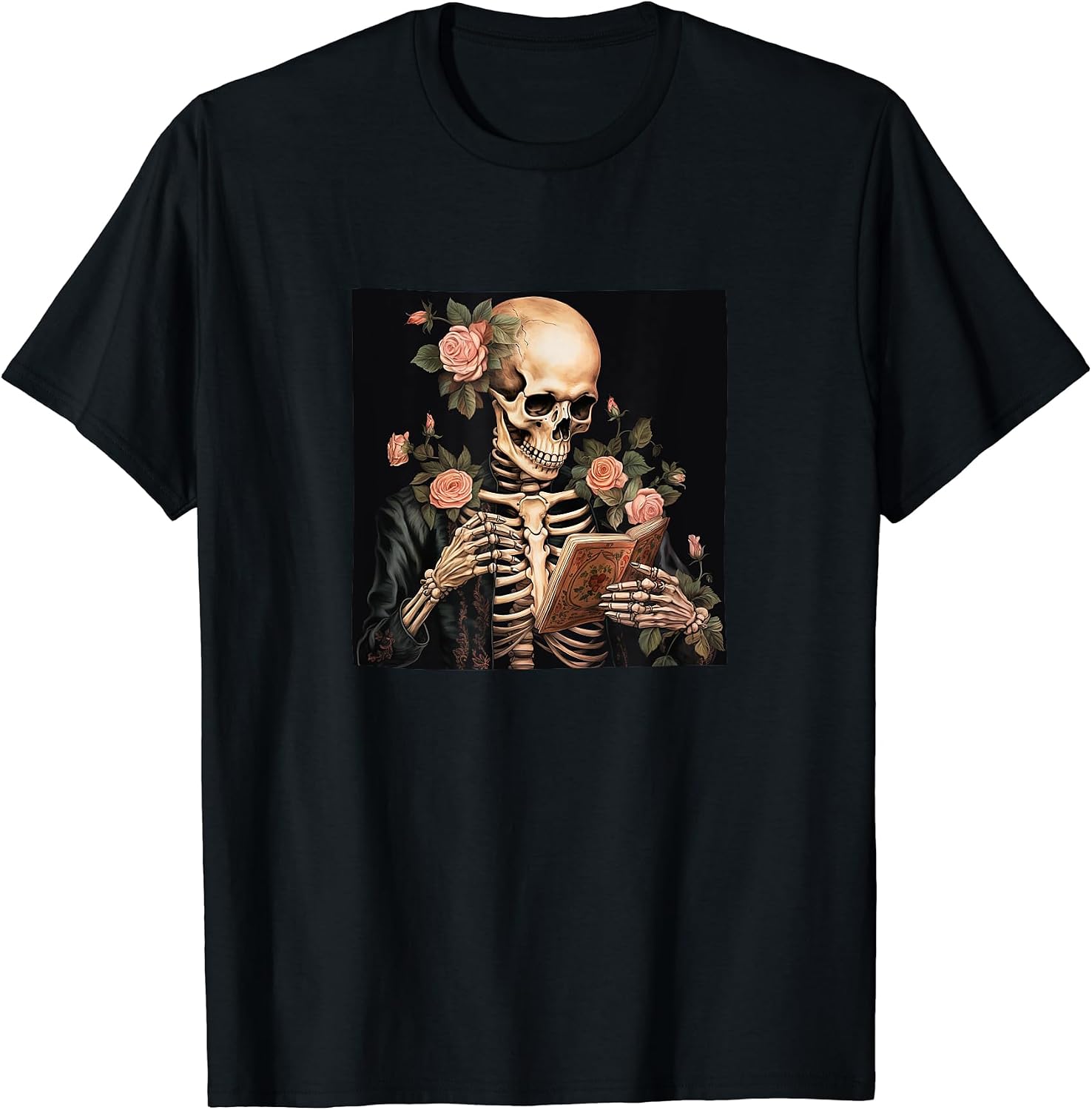 Skeleton Flowers Merch - Adult & Kids T-Shirts, Sweatshirts & Hoodies apparel design preview 1