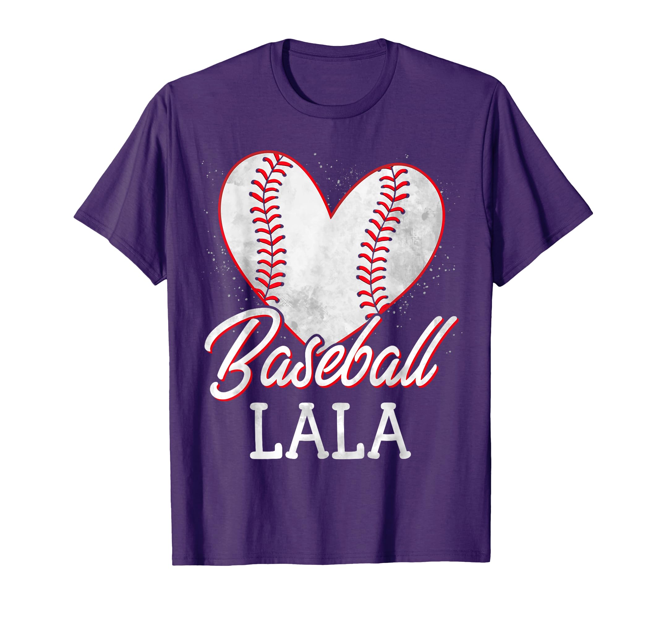 Baseball Lala Baseball Heart Game T-Shirt - Fun Novelty Design for Adults - T-Shirt, Sweatshirt, Hoodie