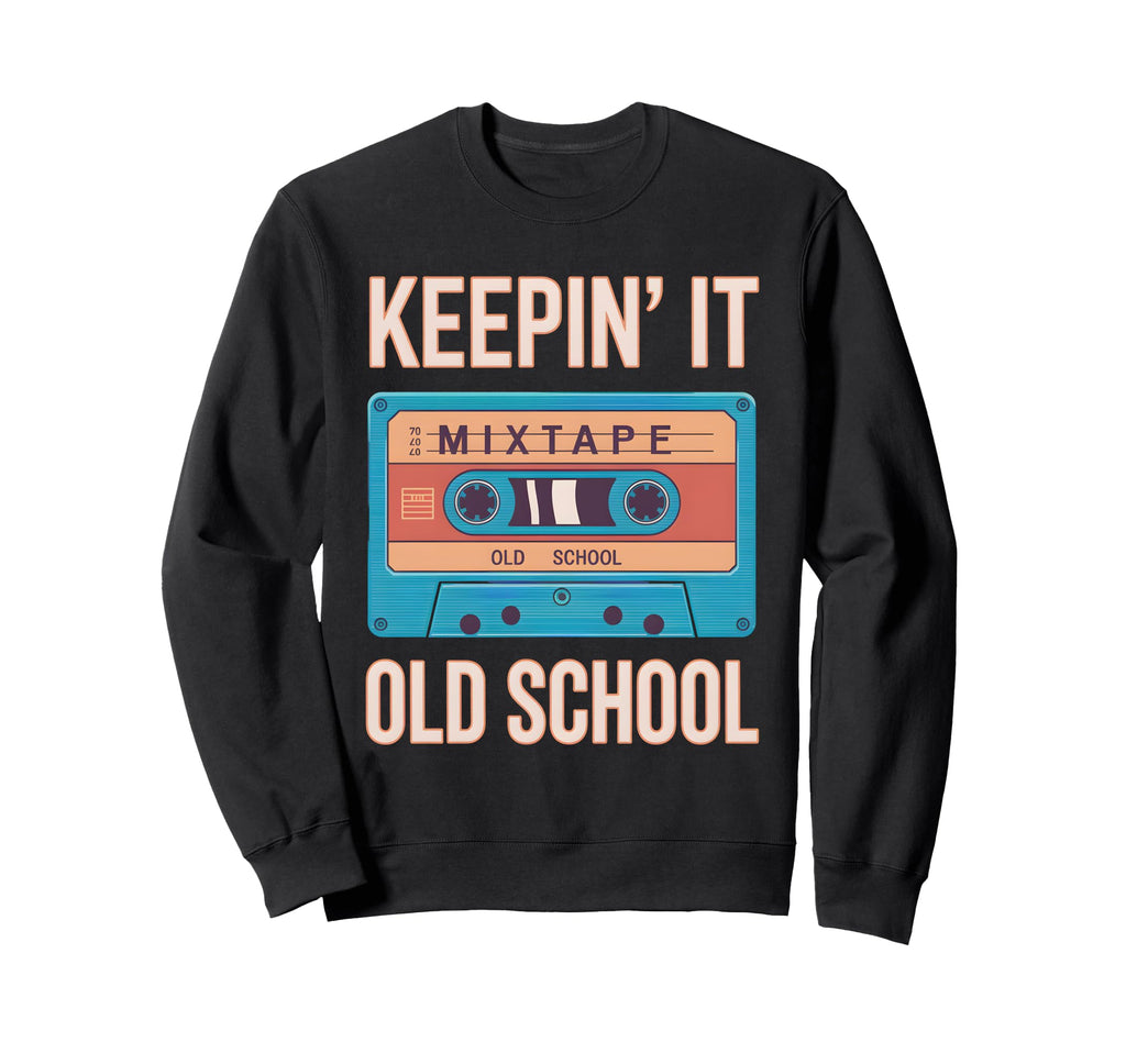 Old School Hip Hop 80S 90S Cassette Sweatshirt - Streetwear Style Unisex - T-Shirt, Sweatshirt, Hoodie