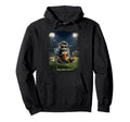 Funny Ferrets Ballfield Baseball Field Hoodie - Custom Art Print Men Women - T-Shirt, Sweatshirt, Hoodie