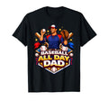 Baseball All Day Dad Parent Ballpark T-Shirt - Graphic Print Men Women - T-Shirt, Sweatshirt, Hoodie