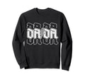 Checkered Dada Lightning Bolt Sweatshirt - Unique Graphic Men Women - T-Shirt, Sweatshirt, Hoodie
