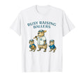 Busy Raising Baller Baseball Softball T-Shirt - Custom Art Print Unisex - T-Shirt, Sweatshirt, Hoodie