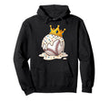Baseball Drip Ice Cream Crown Melt Hoodie - Fun Novelty Design for Adults - T-Shirt, Sweatshirt, Hoodie