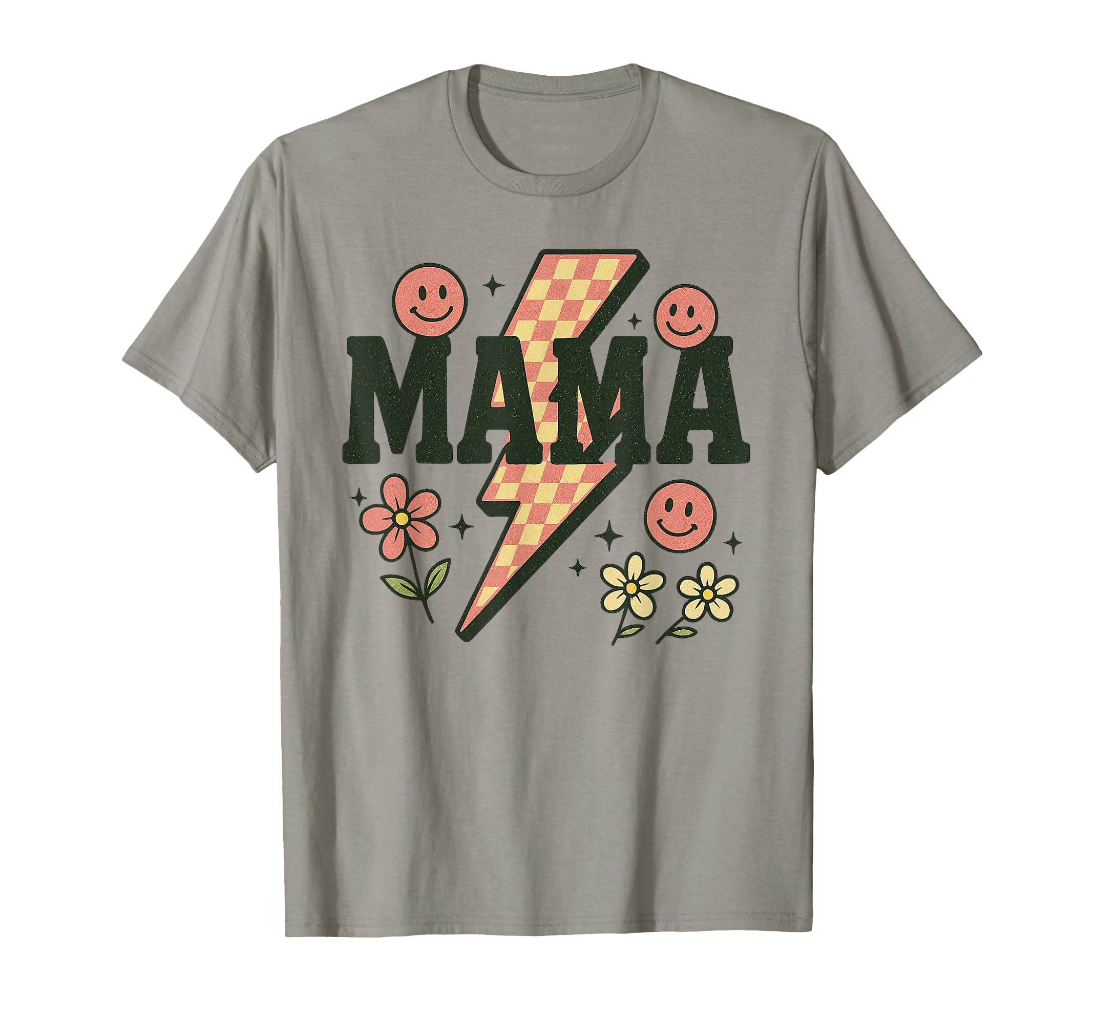 Mama Lightning Bolt Proud Mother T-Shirt - Casual Everyday Wear Men Women - T-Shirt, Sweatshirt, Hoodie