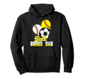 Ball Bonus Dad Baseball Softball Soccer Hoodie - Custom Art Print Unisex - T-Shirt, Sweatshirt, Hoodie
