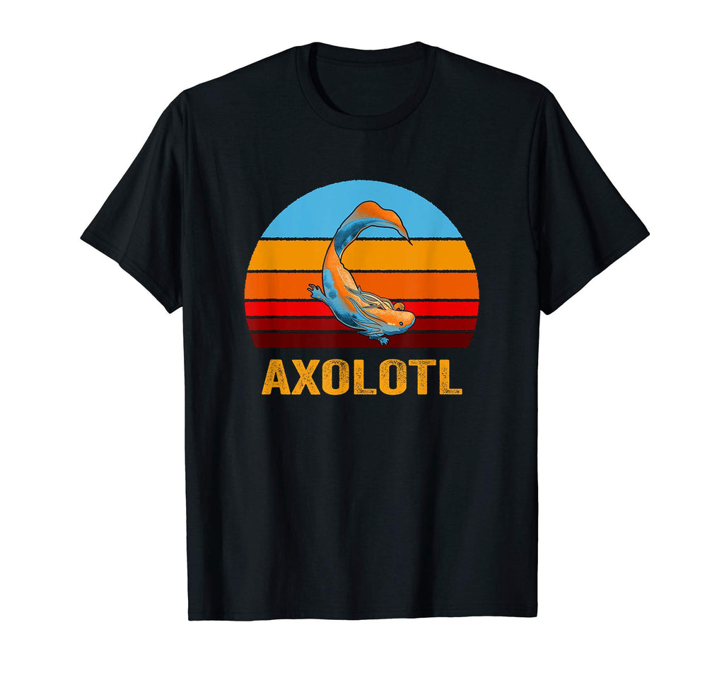 Sunset Axolotl T-Shirt - Casual Everyday Wear Unisex - T-Shirt, Sweatshirt, Hoodie
