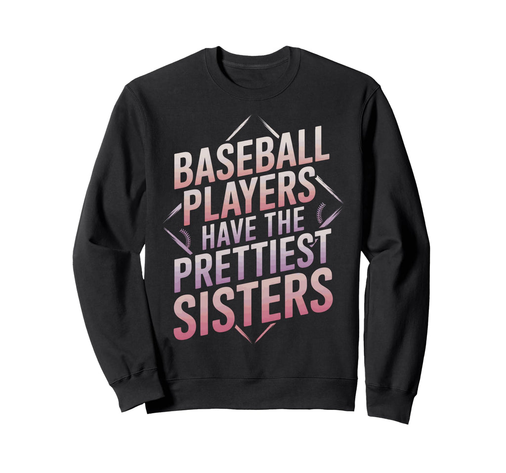 Funny Baseball Family Baseball Sweatshirt - Minimalist Print Unisex - T-Shirt, Sweatshirt, Hoodie