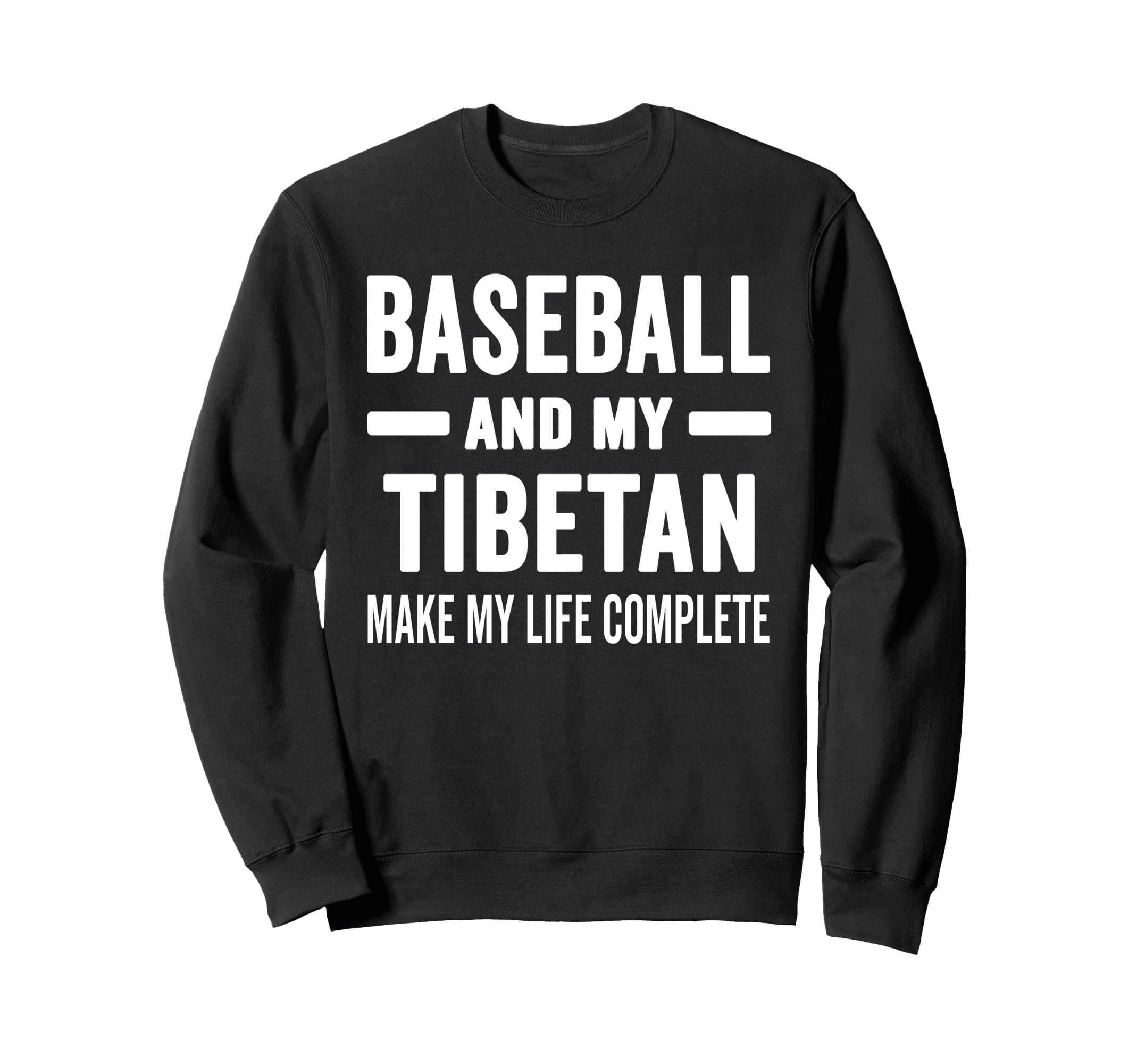 Baseball And My Tibetan Mama Dog Sweatshirt - Novelty Apparel Men Women - T-Shirt, Sweatshirt, Hoodie