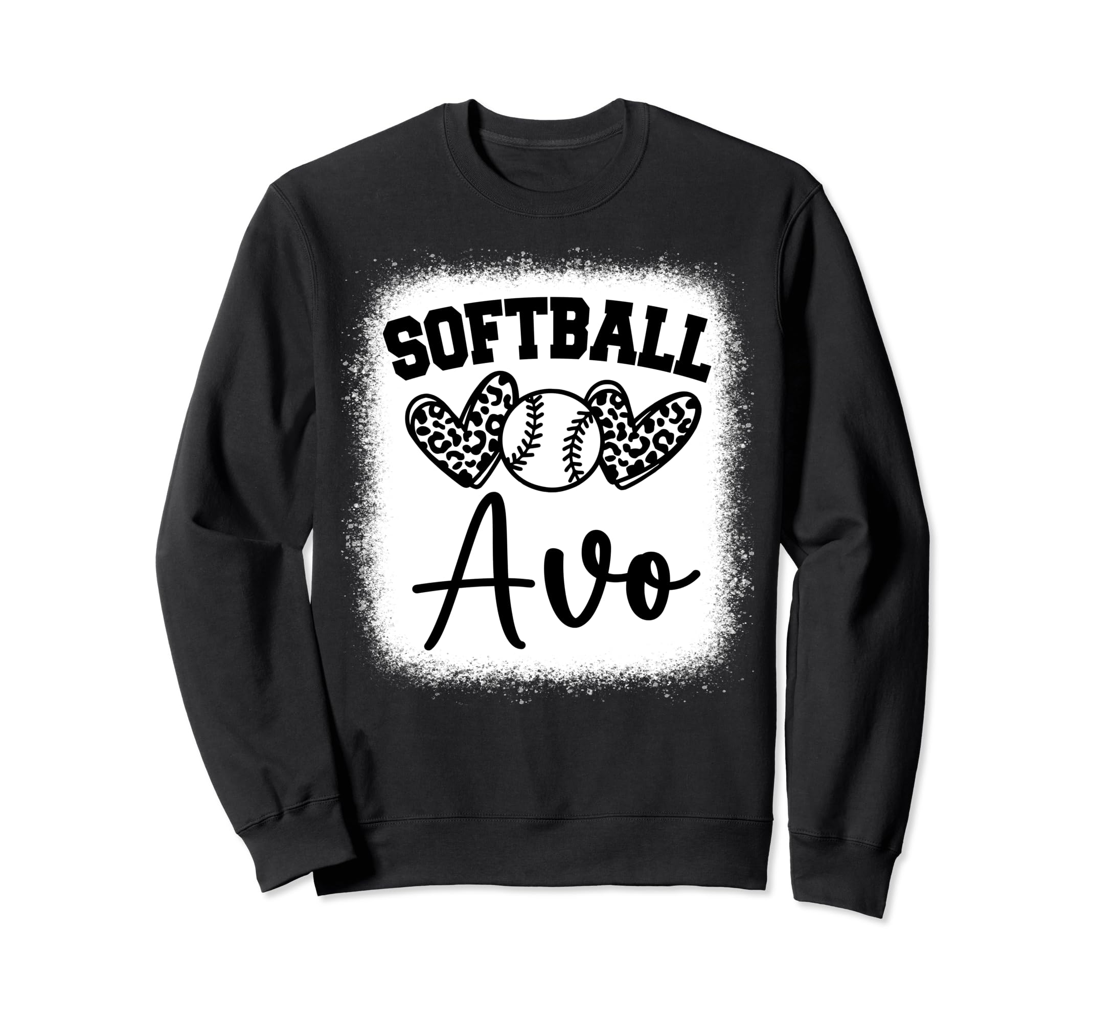 Personalized Baseball Heart Avo Sweatshirt - Trendy Graphic Men Women - T-Shirt, Sweatshirt, Hoodie